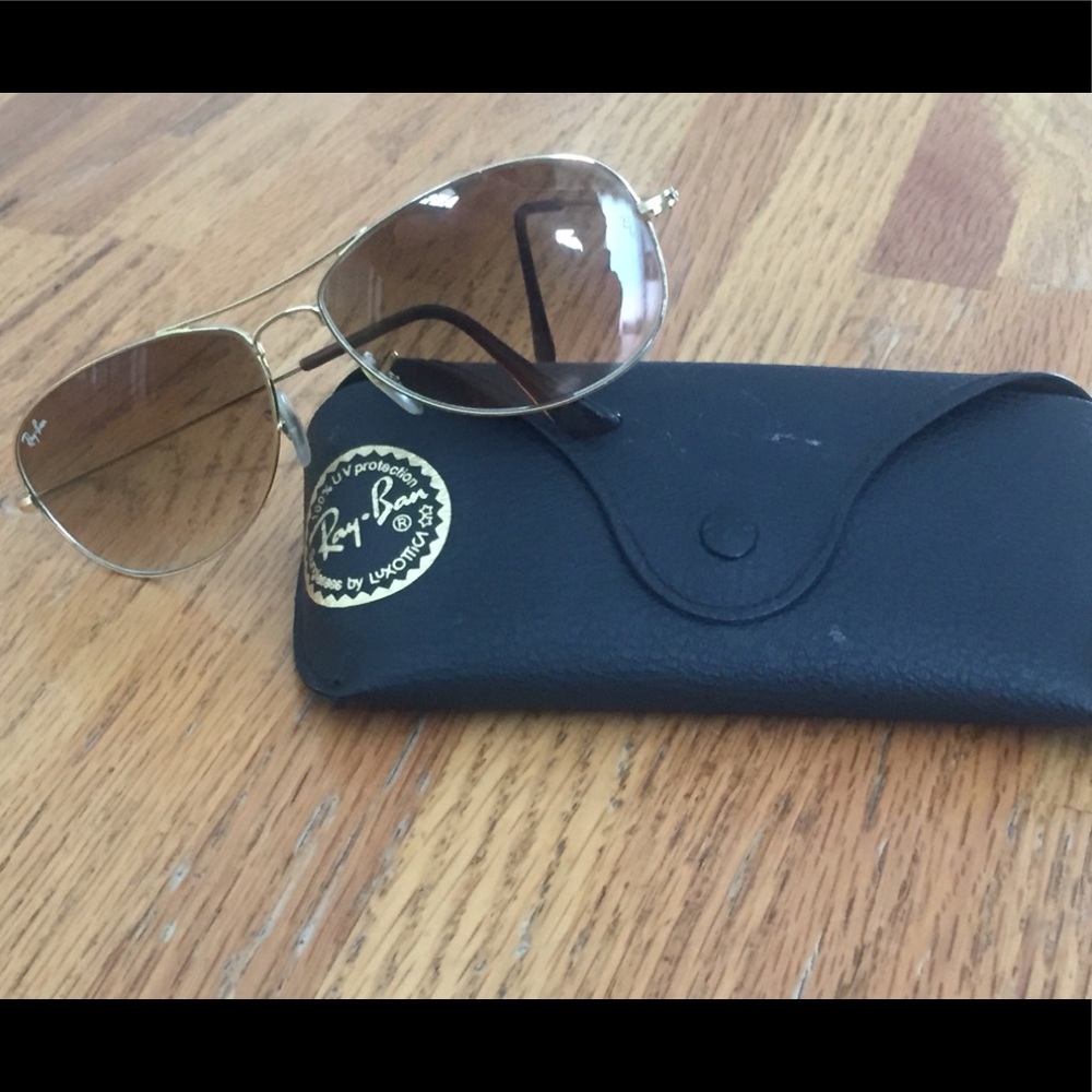 Genuine “cockpit” Ray Ban aviators